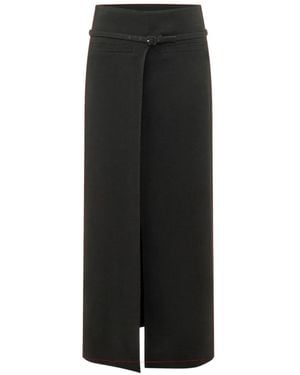 Courreges Rok Met Ceintuur - Zwart