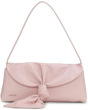 ROTATE BIRGER CHRISTENSEN Drape Leather Shoulder Bag - ピンク