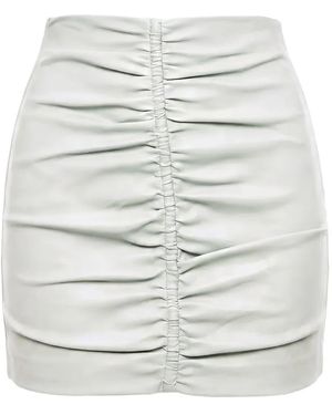 DSquared² Geraffter Minirock - Weiß