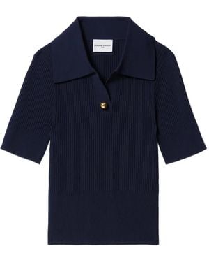 Claudie Pierlot ファインニット トップ - ブルー