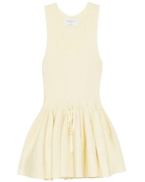 Brandon Maxwell Cleo Minikleid - Weiß