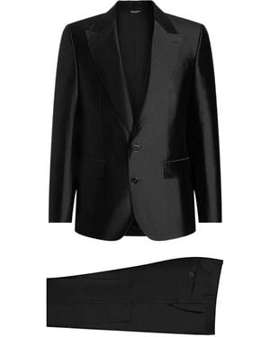 Dolce & Gabbana Single-Breasted Suit - Black
