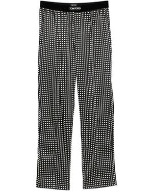 Tom Ford Polka Dot Pyjama Pants - Grey