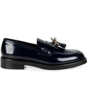 Luca Grossi Tassel-Detail Loafers - Blue
