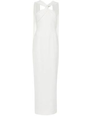 Solace London Rona Twisted Maxi Dress - White