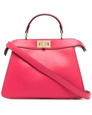 Fendi Small Peekaboo Iseeu Top-Handle Bag - Pink