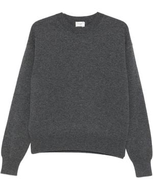 Saint Laurent Round-neck Sweater - グレー