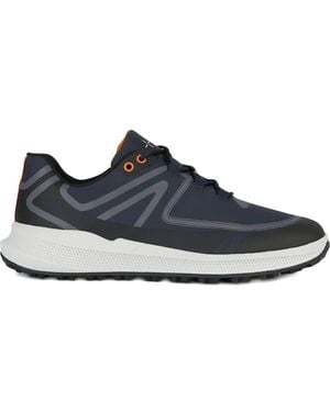 Geox Pg1X Mesh-Panel Trainers - Blue
