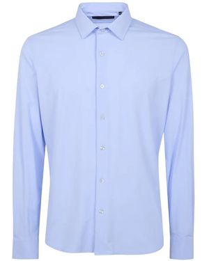 Rrd Chemise À Boutonnière Sur Le Devant - Blue