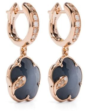 Pasquale Bruni Pendientes Petit Joli Lunaire En Oro De 18 Ct Con Diamantes - Azul