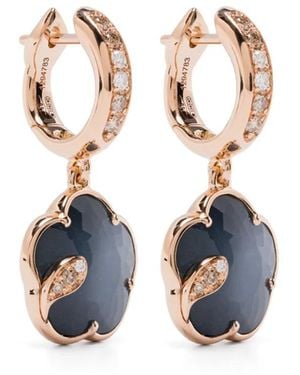 Pasquale Bruni Pendientes Petit Joli Lunaire En Oro De 18 Ct Con Diamantes - Azul