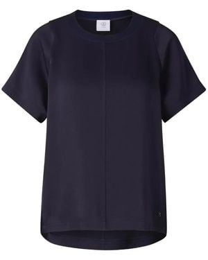 Bogner Dakota T-Shirt Aus Satin-Krepp - Blau