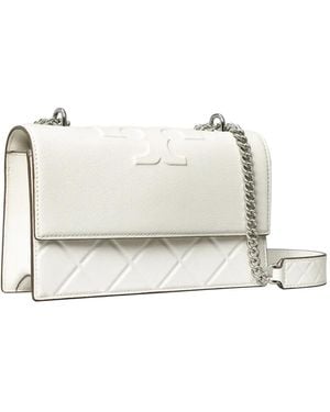 Tory Burch Borsa A Spalla Fleming Piccola - Bianco