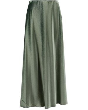 Alberta Ferretti Flowing Silhouette Skirt With Soft Drape - Green