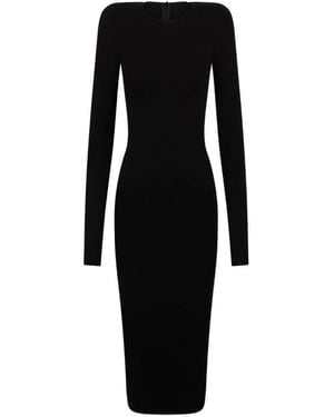 DSquared² Après Ski Long Sleeve Jersey Dress - Black