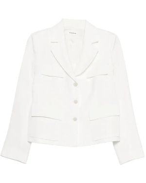 P.A.R.O.S.H. Patch-Pocket Jacket - White