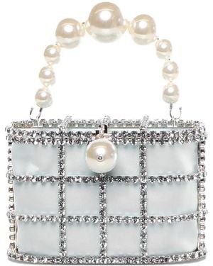 Rosantica Crystals Mini Bag - White
