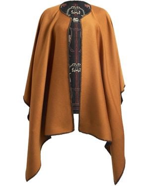 Etro Cape Réversible Imprimée - Marron