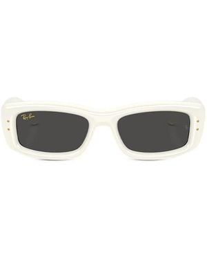 Ray-Ban Occhiali Da Sole A$Ap Rocky Kiliane Puffer - Bianco