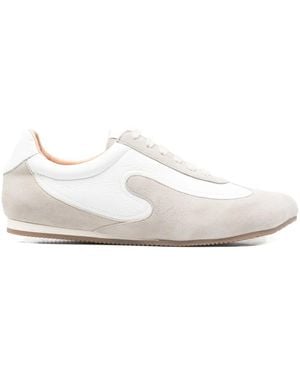 Niccolò Pasqualetti Obliqua Paneled Sneakers - White