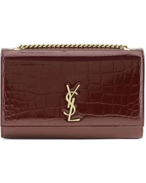Saint Laurent Small Kate Shoulder Bag - Purple