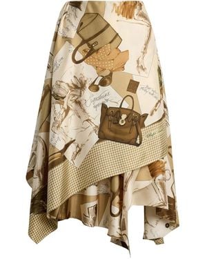Ralph Lauren Midi Skirts - Natural