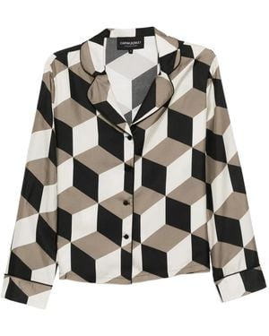 Cynthia Rowley The Illusion Shirt - Black