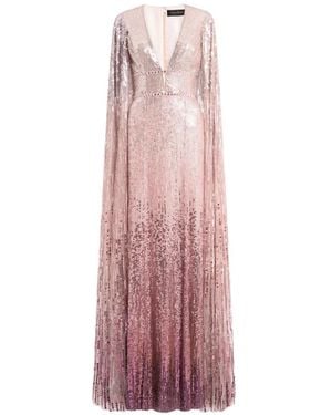 Jenny Packham Robe Longue Easy Breezy À Sequins - Rose