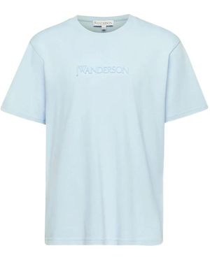 JW Anderson Logo T-Shirt - Blue