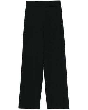 Patrizia Pepe Wide-Leg Trousers - Black