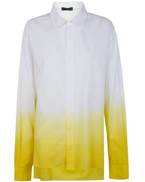 Maria Calderara Chemise À Effet Tie Dye - Yellow