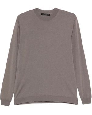 Low Brand Fine-Knit Top - Grey