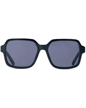 Retrosuperfuture Geometric-Frame Sunglasses - Blue
