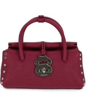 Zanellato Dotta Baby Leather Tote Bag - Purple