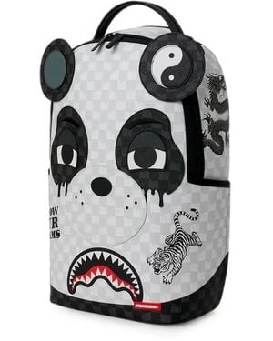 Sprayground Panda Face Backpack - Black