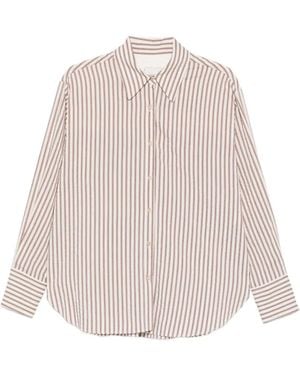 Alysi Striped Shirt - Natural