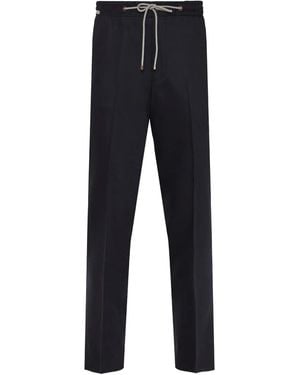 Corneliani Drawstring-Waist Pants - Blue