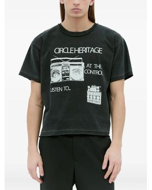CIRCLE HERITAGE T-Shirt Boombox - Noir