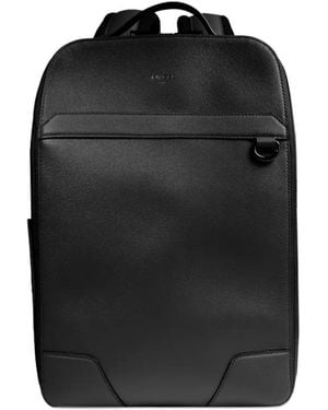 Lancel Leather Top-Handle Backpack - Black