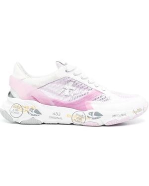 Premiata Buff Low-Top Sneakers - Pink