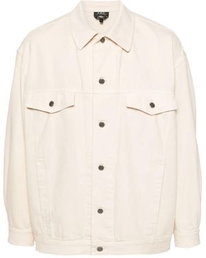 A.P.C. Elvis Shirt Jacket - Natural