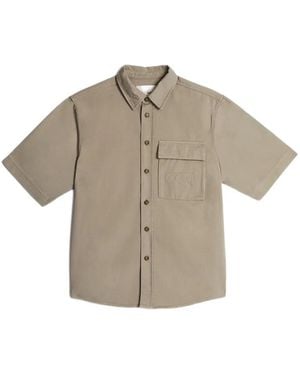 CIARAN Cc1 Embroidered Cotton Shirt - Natural