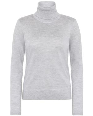 EMERSON RENALDI Roll-Neck Knitted Sweater - White