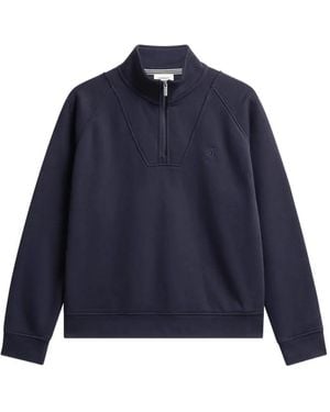 Pringle of Scotland Half-Zip Sweatshirt - Blue