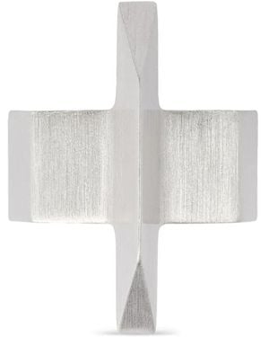 Rick Owens Trapezoid リング - ホワイト