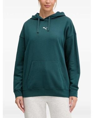 PUMA Logo-Detail Hoodie - Green