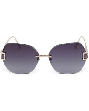 Chopard Ice Cube Butterfly-Frame Sunglasses - Purple