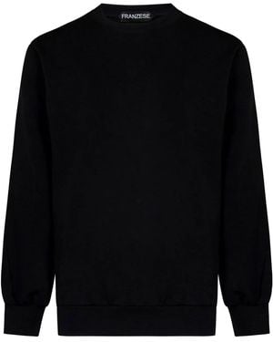 Franzese Collection Cotton Sweatshirt - Black