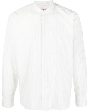 Orlebar Brown Collarless Button-Front Shirt - White