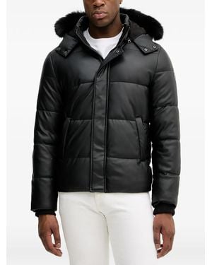 Guess Llong-Sleeve Hooded Jacket - Black